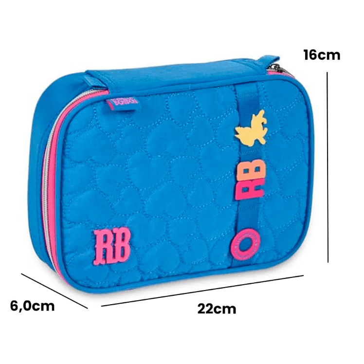 Estojo Rebecca Bonbon Azul - Papelaria Encantada