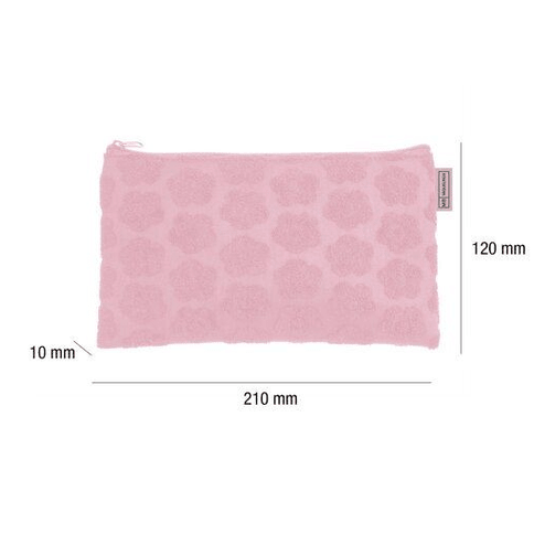 Estojo Retangular Miquelrius Pano Peluche Boho Essence - Rosa - Papelaria Encantada