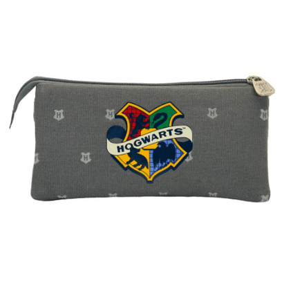 Estojo triplo Harry Potter - Papelaria Encantada