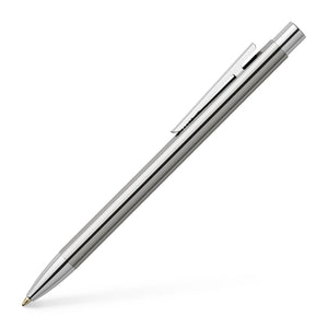 Esferográfica Faber-Castell Neo Slim - Aço brilhante