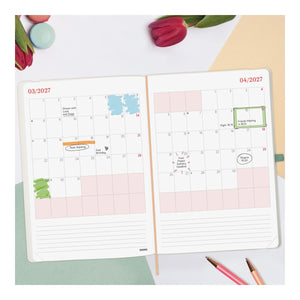 Agenda diária Finocam Capri Happy 2027 B5 176 × 250 mm
