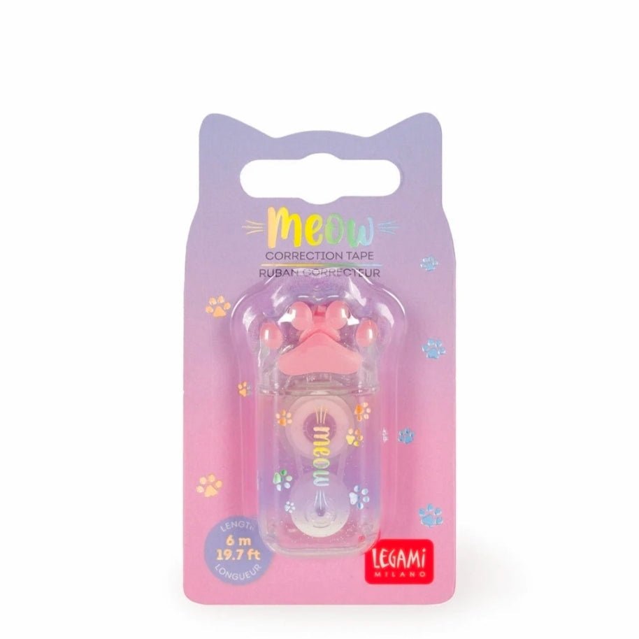 Fita corretora Gato Meow Legami - Papelaria Encantada