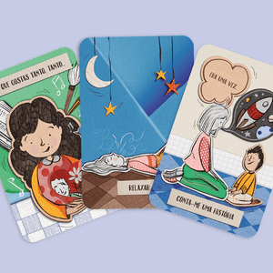 Flashcards - Conversas em Pijama - The Happy Gang - Papelaria Encantada