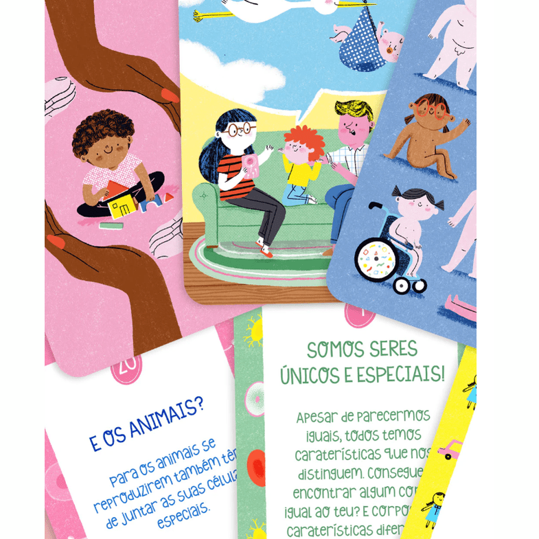 Flashcards - No Meu Corpo Mando Eu! - The Happy Gang - Papelaria Encantada
