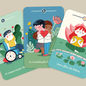 Flashcards - Vive Mindfulmente! - The Happy Gang - Papelaria Encantada