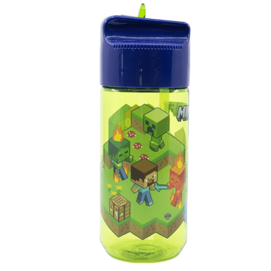 Garrafa Minecraft 430ML - Papelaria Encantada