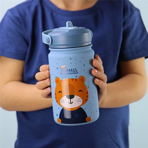 Garrafa térmica 330ml Aurea kids - Tigre - Papelaria Encantada