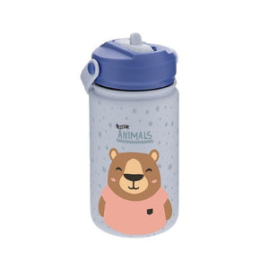 Garrafa térmica 330ml Aurea kids - Urso - Papelaria Encantada