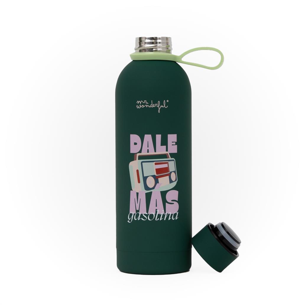 Garrafa Térmica 500ml - Dale más gasolina - Mr. Wonderful - Papelaria Encantada
