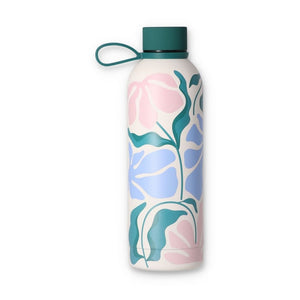 Garrafa térmica 500ml - Flores - Papelaria Encantada