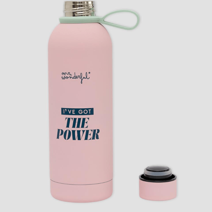 Garrafa térmica 500ml - I've got the power - Mr wonderful - Papelaria Encantada