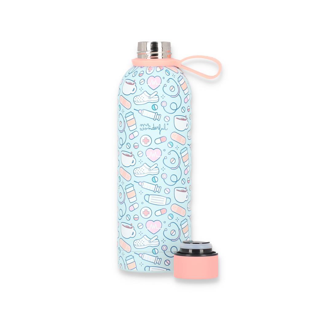 Garrafa Térmica 500ml - Saúde - Mr. Wonderful - Papelaria Encantada