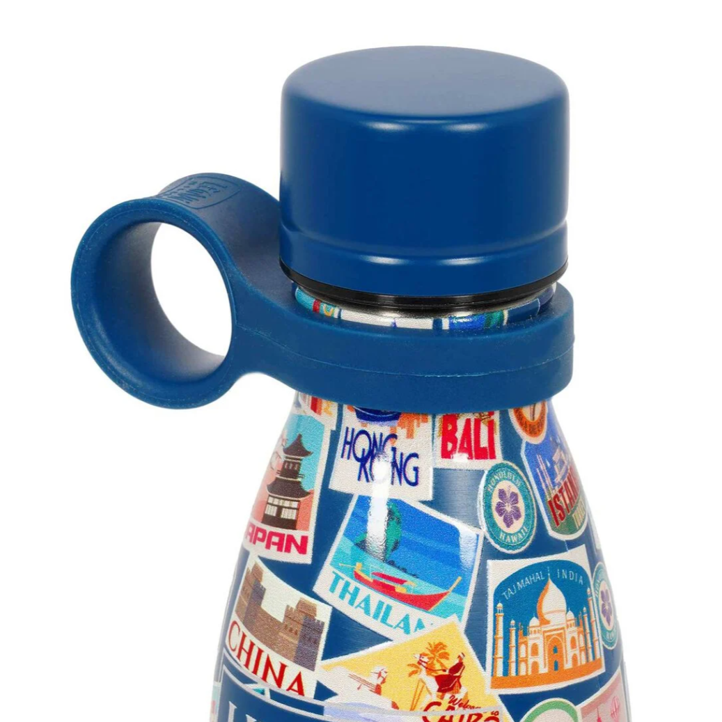 Garrafa térmica Adesivos de Viagem 300ml Legami - Papelaria Encantada