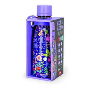 Garrafa térmica Flores 300ML Legami - Papelaria Encantada