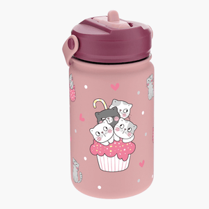 Garrafa térmica kitty world 330ml - Papelaria Encantada