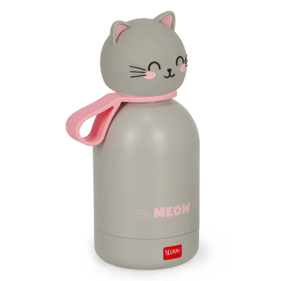 Garrafa térmica legami Gato - Papelaria Encantada