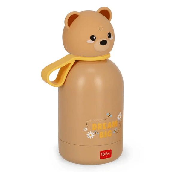 Garrafa térmica legami Teddy - Papelaria Encantada