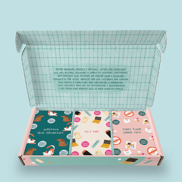 Kit Conversas Pais & Filhos - The Happy Gang - Papelaria Encantada