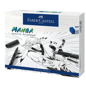 Kit de iniciação em pintura Manga - Faber - castell - Papelaria Encantada