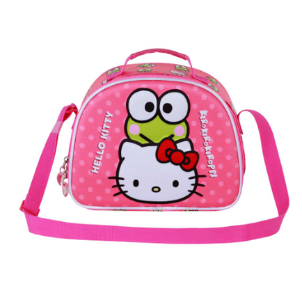 Lancheira 3D rosa Hello Kitty Funny - Papelaria Encantada