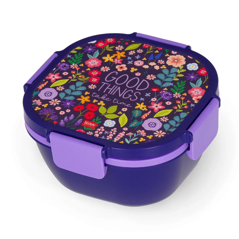 Lancheira Legami Flores 1.7L - Papelaria Encantada