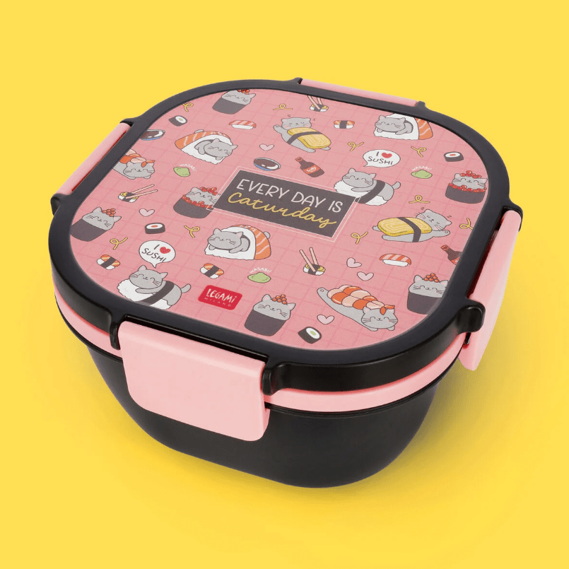 Lancheira Legami Gato Sushi 1.7L - Papelaria Encantada
