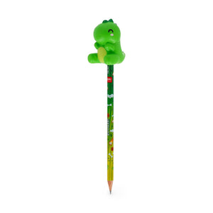 Lápis com boneco squishy Dinossauro - Legami - Papelaria Encantada