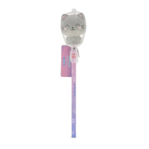 Lápis com boneco squishy Gato - Legami - Papelaria Encantada