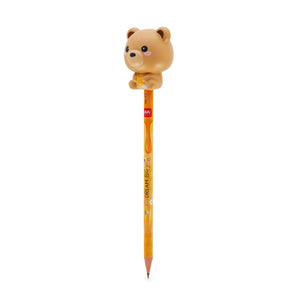 Lápis com boneco squishy Urso - Legami - Papelaria Encantada