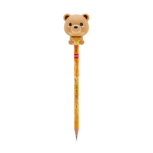 Lápis com boneco squishy Urso - Legami - Papelaria Encantada