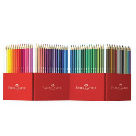 Lápis de cor Faber - Castell "Arte Terapia" 60 cores - Papelaria Encantada
