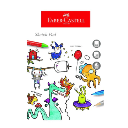 Lapis faber - Castell caixa metálica de 24 + oferta Bloco papel A5 - Papelaria Encantada