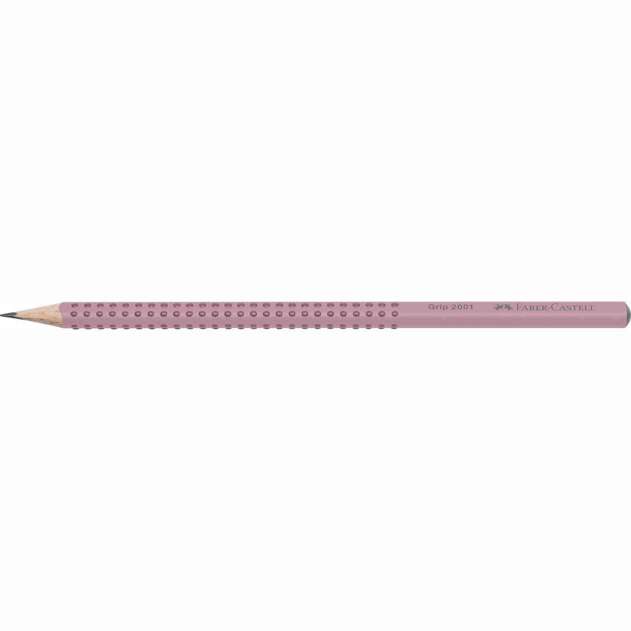 Lápis Faber-Castell Grip 2001 Rosa velho - Papelaria Encantada