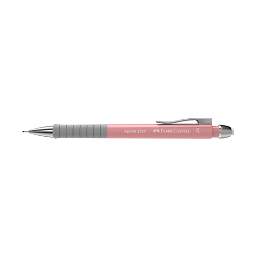 Lapiseira Apollo Faber - castell 0.7 Rosa - Papelaria Encantada