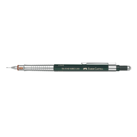 Lapiseira TK - Fine Vario Faber - Castell 0.5mm - Papelaria Encantada