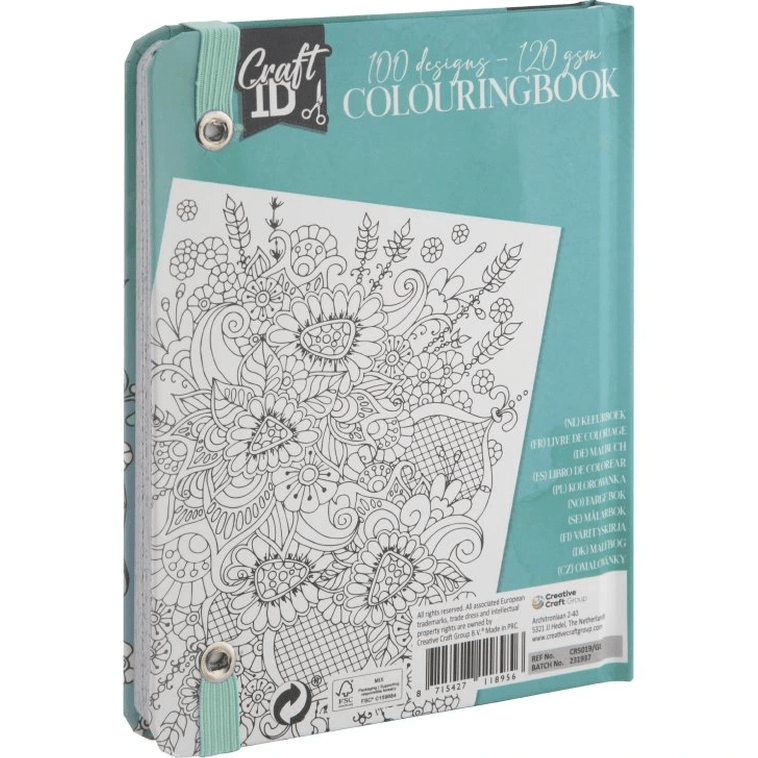 Livro de bolso A6 Mandalas 50 paginas - Papelaria Encantada