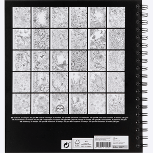 Livro de colorir Mandalas 30 Designs 280gr - Papelaria Encantada