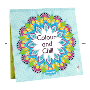 Livro para colorir - Colour and Chill – 1 - Papelaria Encantada