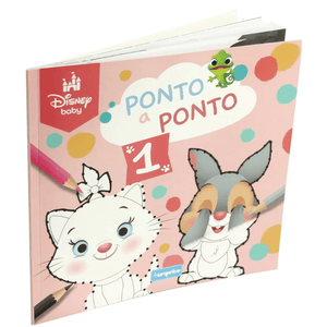 Livro para colorir - Disney Baby: Ponto a ponto – 1 - Papelaria Encantada