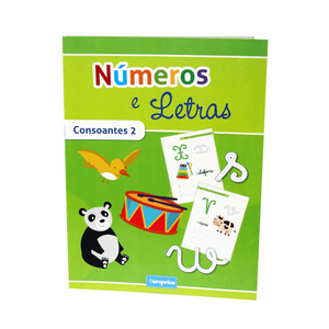 Livros didáticos - Números e Letras – Consoantes II - Papelaria Encantada