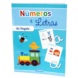 Livros didáticos - Números e Letras – Vogais - Papelaria Encantada
