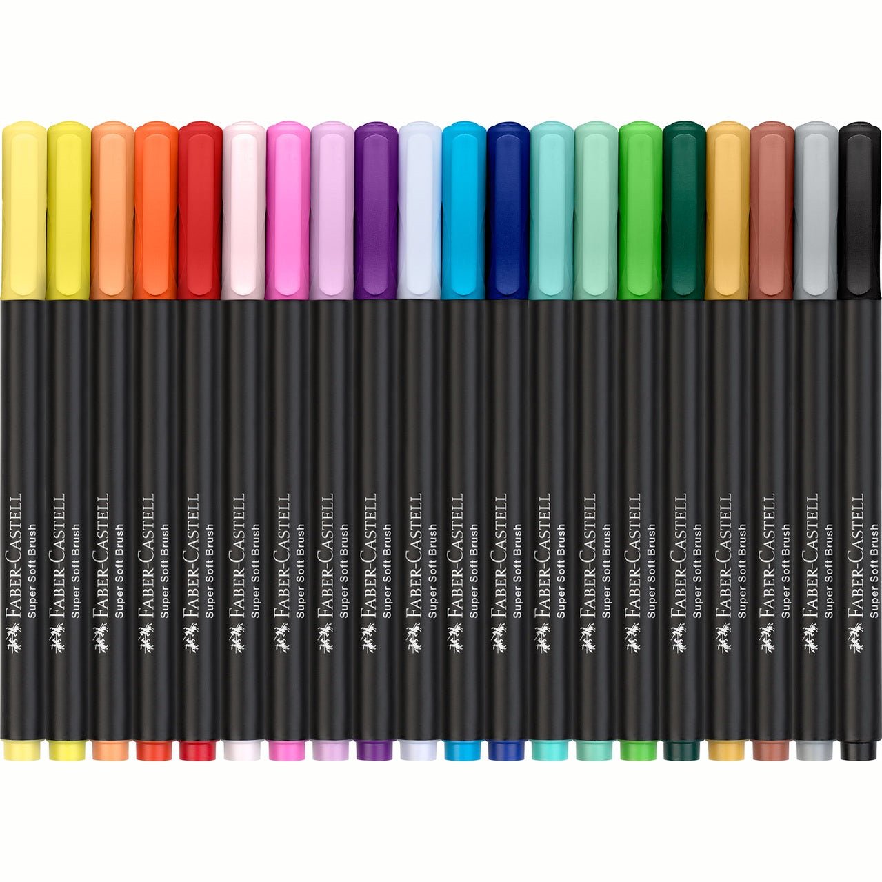 Marcadores Faber - Castell Black - Edition 20 unidades - Papelaria Encantada