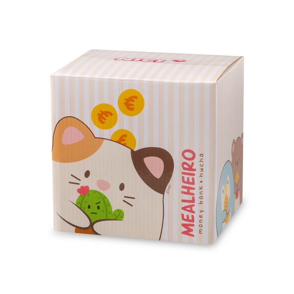Mealheiro em ceramica - gato angy - Nici - Papelaria Encantada