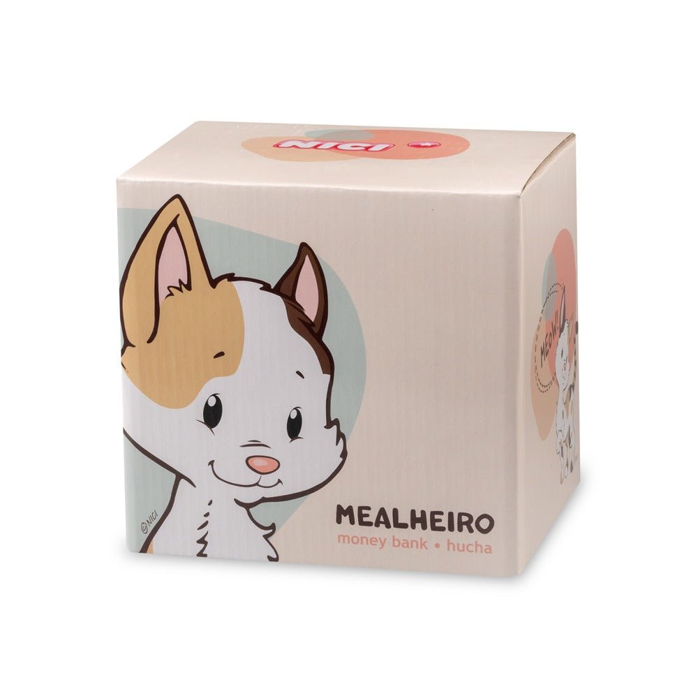 Mealheiro em cerâmica - Gato tricolor - Nici - Papelaria Encantada