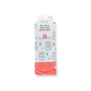 Meias 41 - 46 - Frasco Medicamentos - Mr. Wonderful - Saúde - Papelaria Encantada