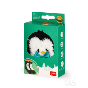 Meias antiderrapantes Pinguin para crianças - Combinam! Legami - Papelaria Encantada