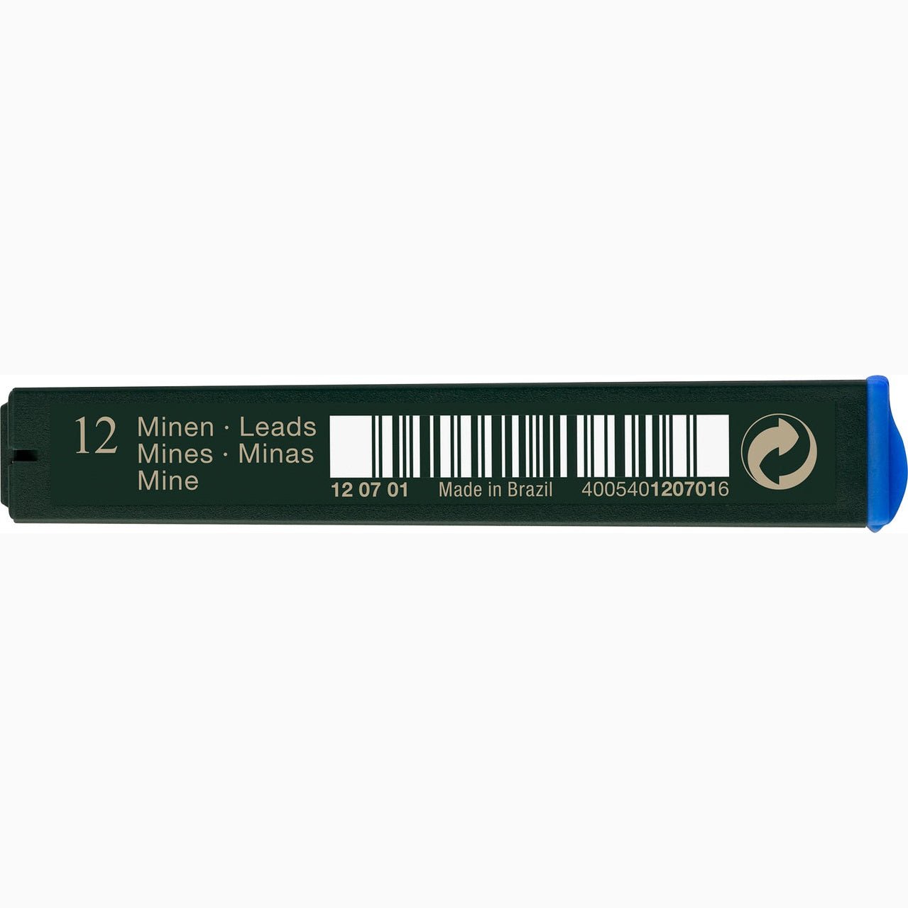 Minas Faber-Castell Super-Polímeras B - 0.7mm CX12 - Papelaria Encantada