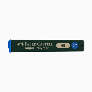 Minas Faber-Castell Super-Polímeras HB - 0.7mm CX12 - Papelaria Encantada