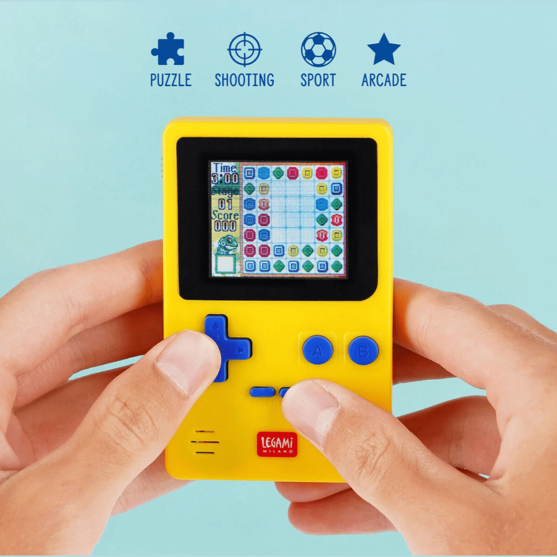 Mini Consola Portátil - Super Arcade Station - Legami - Papelaria Encantada