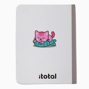 Mini notebook Gato Itotal - Papelaria Encantada